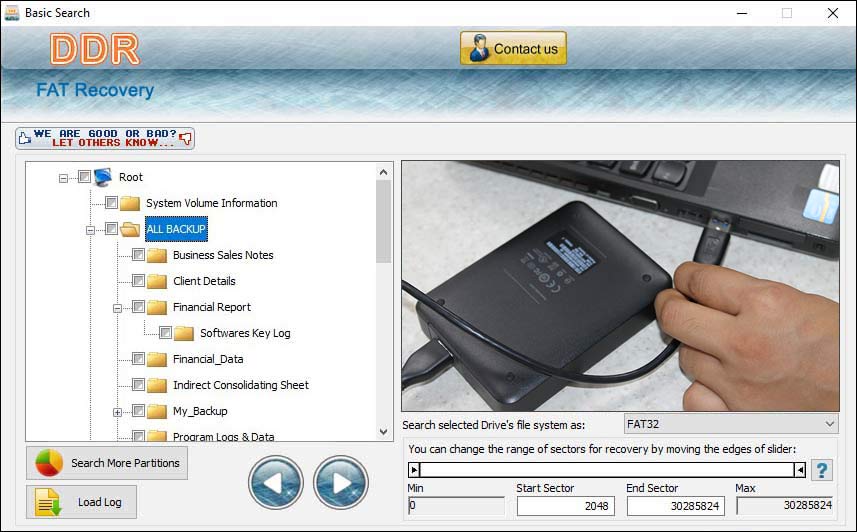 Data Recovery Laptop screenshot
